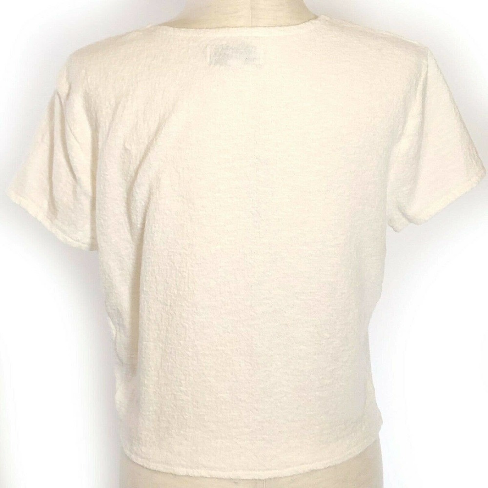 Madewell Texture & Thread Wrap-Tie Top - Picture 3 of 5